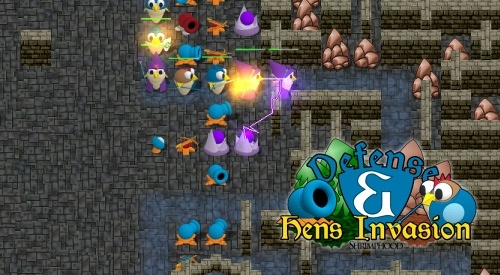 Defense & Hens Invasion - free game